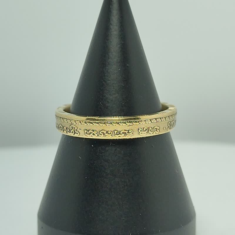 柬埔寨钱币戒指 500 瑞尔 1994 钱币戒指 (男女适用) - 戒指 - 其他金属 