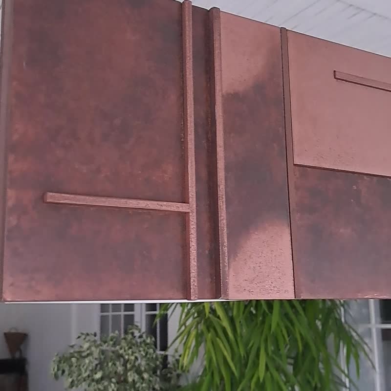 极简工业风几何图案吊灯 - 灯具/灯饰 - 铜/黄铜 多色