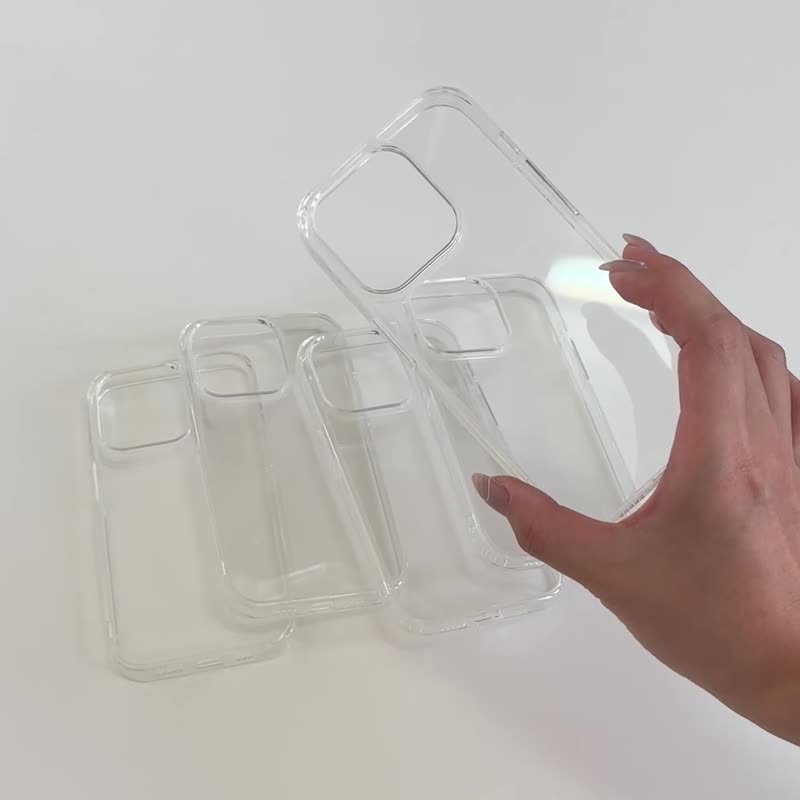 【不发黄】第二代 全透明背板防摔手机保护壳 - 手机壳/手机套 - 塑料 透明