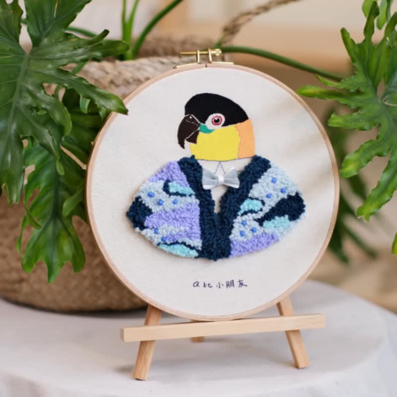 人物or宠物-手作俄罗斯刺绣 - 画框/相框 - 棉．麻 白色