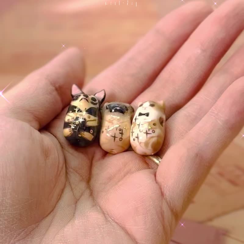 定制宠物陶瓷吊咀项链手绳 - 项链 - 瓷 绿色