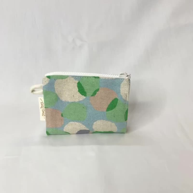 【日本布】大口零钱包/小钱包/钥匙包/小物收纳包 - 零钱包 - 棉．麻 
