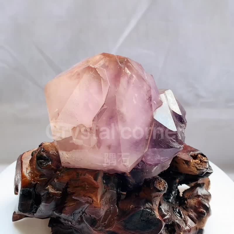Crystal Corner 隅石丨双尖紫骸骨骨干城堡水晶1丨净化丨疗愈水晶 - 摆饰 - 水晶 