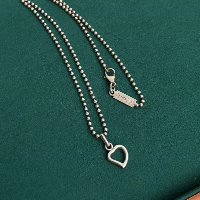 YSL s925 Necklace古董饰品/项链/首饰/复古/中古 - 项链 - 纯银 银色
