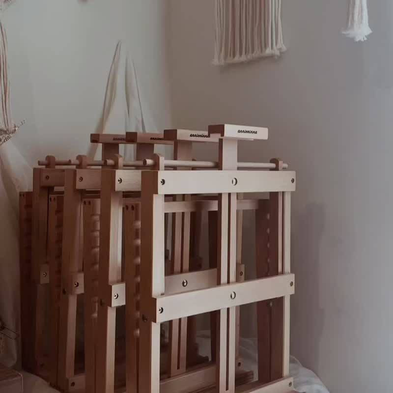 Macrame 质感 榉木 实木 编织架 l 辅助架 - 编织/刺绣/羊毛毡/裁缝 - 木头 卡其色