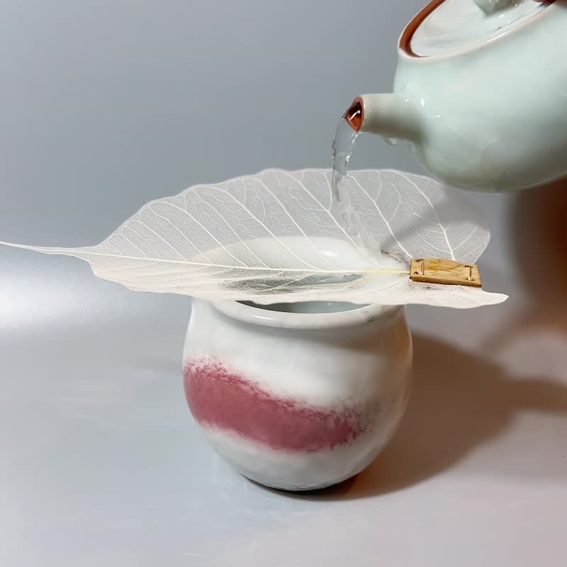 纯手工菩提叶茶滤 / 真正的菩提叶子 / 小平凡手作 - 茶具/茶杯 - 陶 