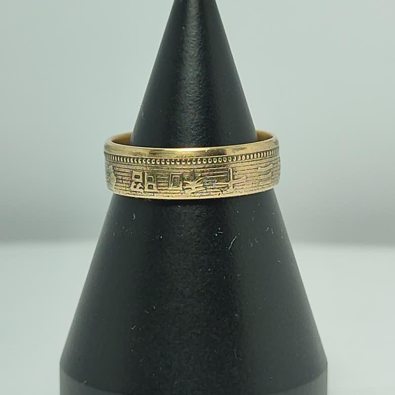 Japan Coin ring 10 Sen 1938-1940 coin rings for men coin rings for women - 戒指 - 其他金属 