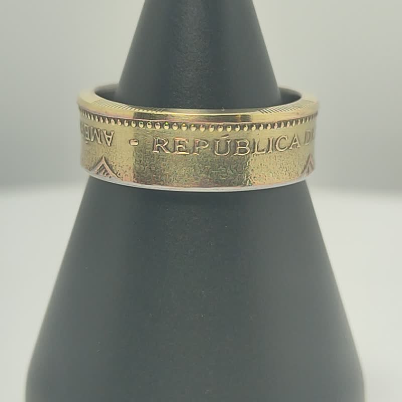 Nicaragua Coin Ring 50 centavos 2007-2014 coin rings for men coin rings gift - 戒指 - 其他金属 