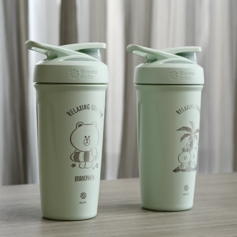 【BlenderBottle•LINE FRIENDS】Strada不锈钢 摇摇杯24oz/710ml - 保温瓶/保温杯 - 不锈钢 