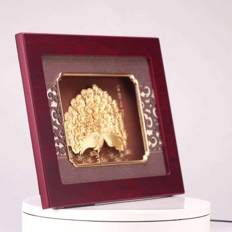 富贵吉祥│入宅礼、退休礼、生日礼、开运礼 - 海报/装饰画/版画 - 24k 金 金色