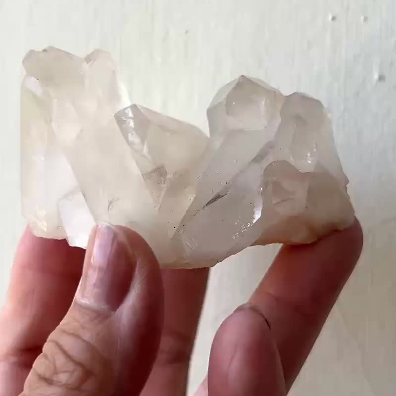 华光-藏晶阁 | 马达加斯加(马岛)白水晶-Quartz | 对应 顶轮 - 摆饰 - 水晶 