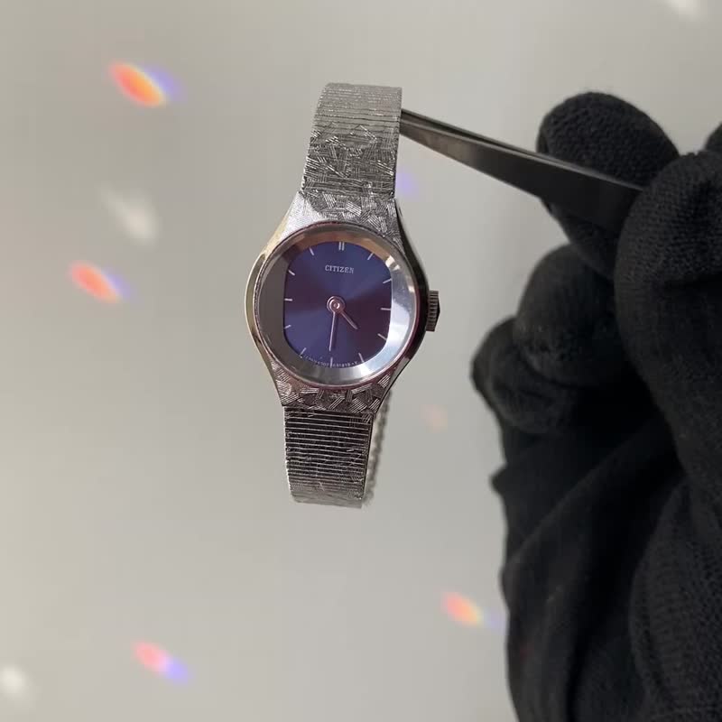 Citizen 80s-90s古董时钟/中古/复古时钟/时钟/老表/vintage watc - 女表 - 其他金属 黑色