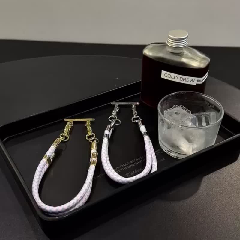 【6mm】棉花糖便携手腕挂绳 可扣手机壳/相机/风扇 - 挂绳/吊绳 - 尼龙 多色