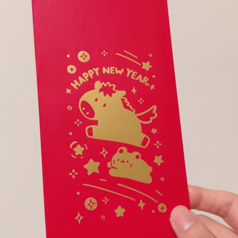 2026 马年红包袋 6入 | 烫金 新年 - 红包/春联 - 纸 红色