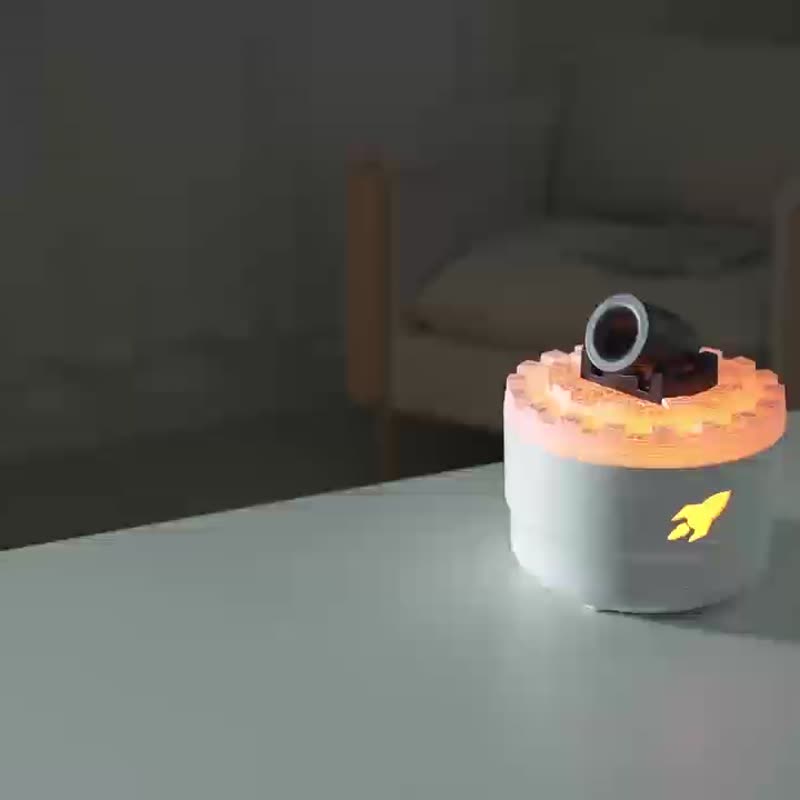 【品菲特PINFIS】创意炮型香氛机 水氧机 加湿器(送有机甜橙精油) - 香薰/精油/线香 - 塑料 