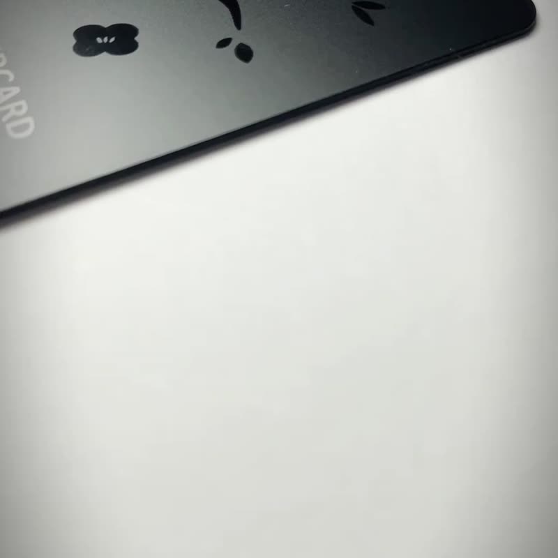 蛇年特仕版 - 福蛇 - 墨 - SpiderCard 数位名片NFC - 数码小物 - 塑料 黑色