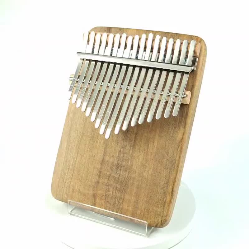 非洲铁木拇指琴/17音拇指琴/KALIMBA - 吉他/乐器 - 木头 咖啡色