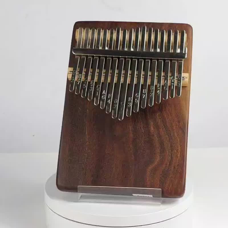 紫檀拇指琴/ 17音单板拇指琴 /KALIMBA - 吉他/乐器 - 木头 金色