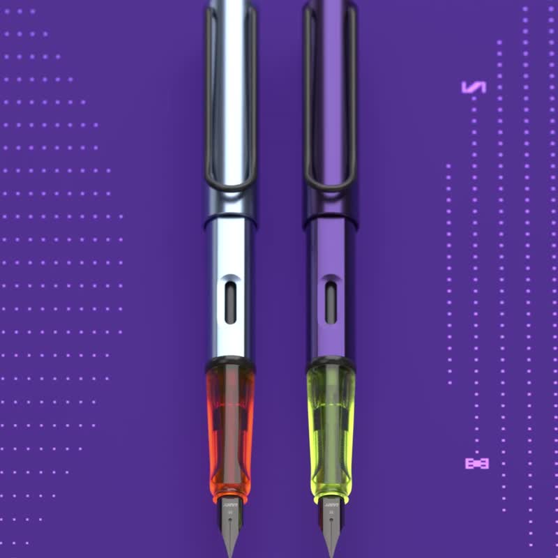 【雷雕刻字】LAMY 钢笔 限量版墨水礼盒 / AL star 2025 -单宁蓝 - 钢笔 - 铝合金 蓝色