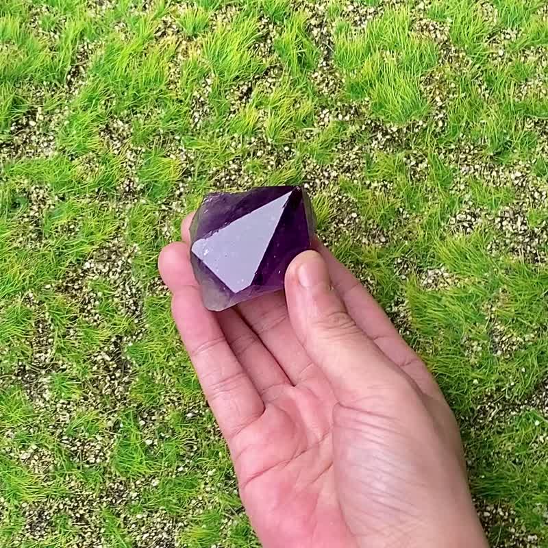 能量矿石-紫晶骨干 紫水晶  疗愈 避邪化煞 吸收负能量 快速货 - 摆饰 - 水晶 紫色
