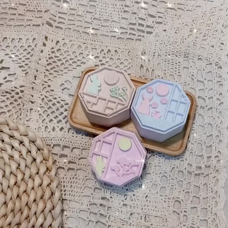 【中秋限定】月饼扩香石礼盒 - 香薰/精油/线香 - 其他材质 