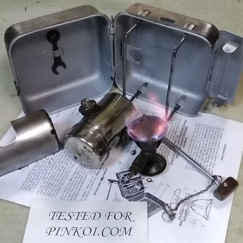 TOURIST PT-1 汽油炉苏联 OPTIMUS 8R 克隆 f 露营背包服务 - 露营用品 - 其他金属 咖啡色