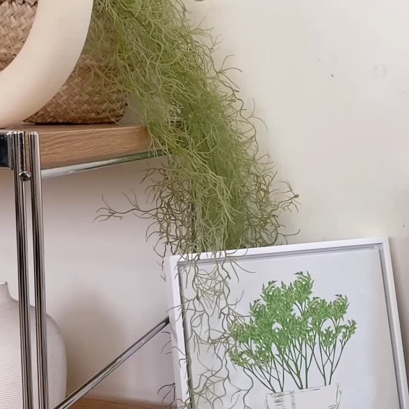 香料植物 • 大蒜 - 蔬果/挂画/香料/复制画/送礼/厨房装饰 - 海报/装饰画/版画 - 棉．麻 绿色