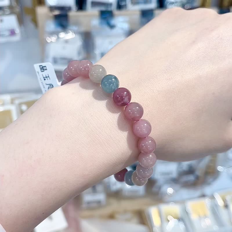 新矿糖果多巴胺碧玺水晶手珠 - 手链/手环 - 水晶 多色
