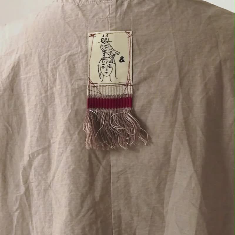 【夏日灵感款】凉织慢穿 V 领开衩廓形无袖上衣 - 女装背心 - 棉．麻 咖啡色