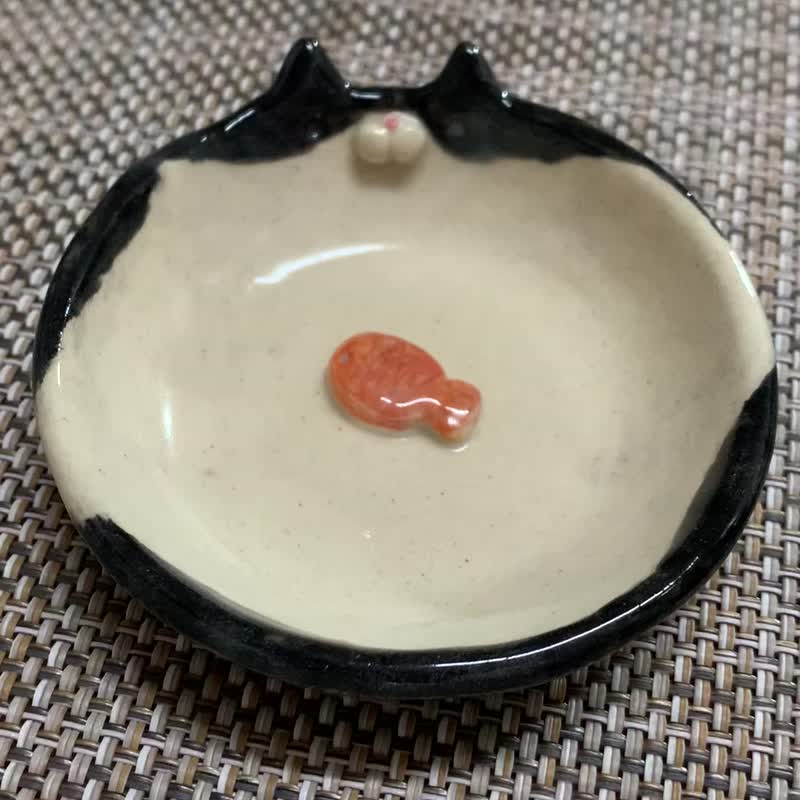 可爱动物酱油碟 - 浅碟/小碟子 - 陶 白色