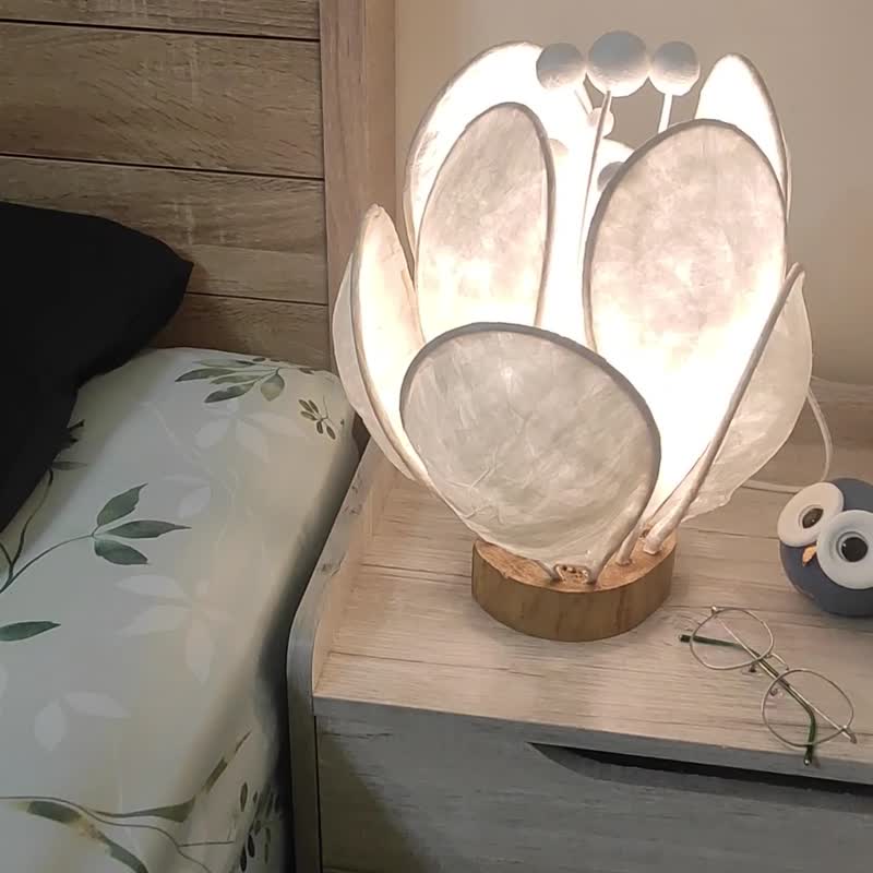 百合-蜡纸艺灯/艺术灯具/个性灯具/环保灯具 - 灯具/灯饰 - 木头 
