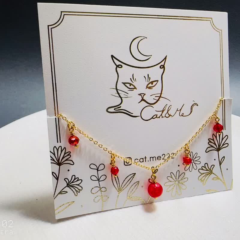 十二星座【红色热情手链】_牡羊座x狮子座_ - 手链/手环 - 铜/黄铜 红色