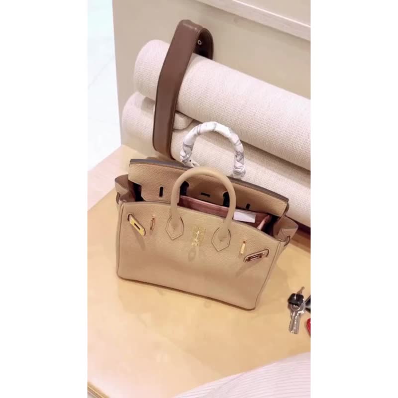 【香港制造|韩国绒布】手制内袋- Hermes Birkin 30-Retourne - 化妆包/杂物包 - 其他材质 多色