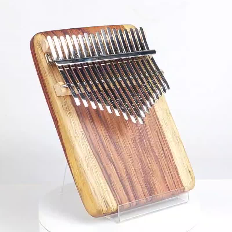伯利兹黄檀拇指琴/17音拇指琴/KALIMBA - 吉他/乐器 - 木头 咖啡色