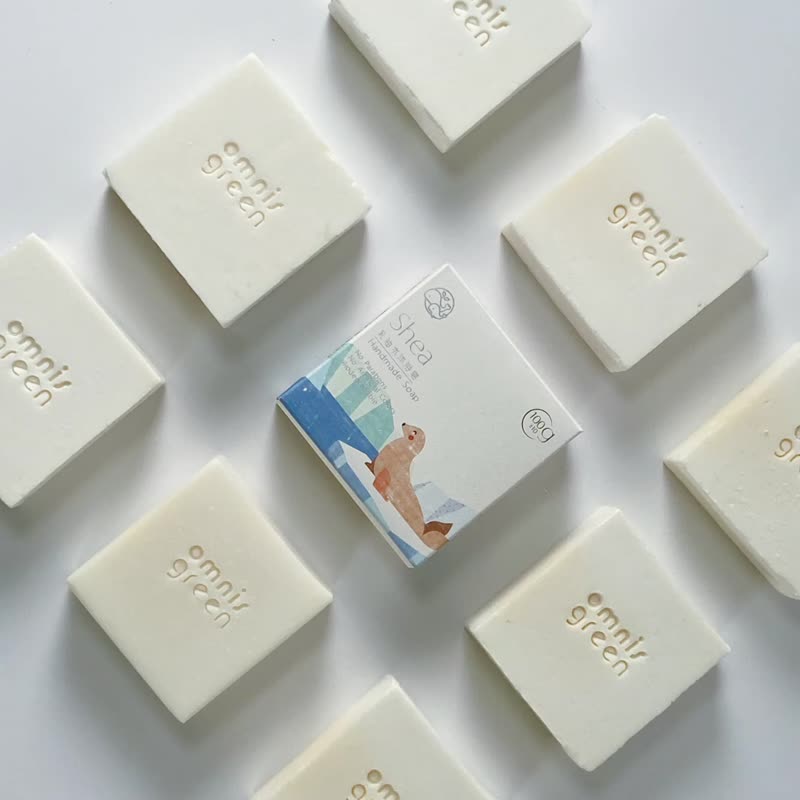 【冬季保湿 滋润款】乳油木沐浴手工皂 保水滋润肌肤 不紧绷 - 肥皂/手工皂 - 其他材质 白色