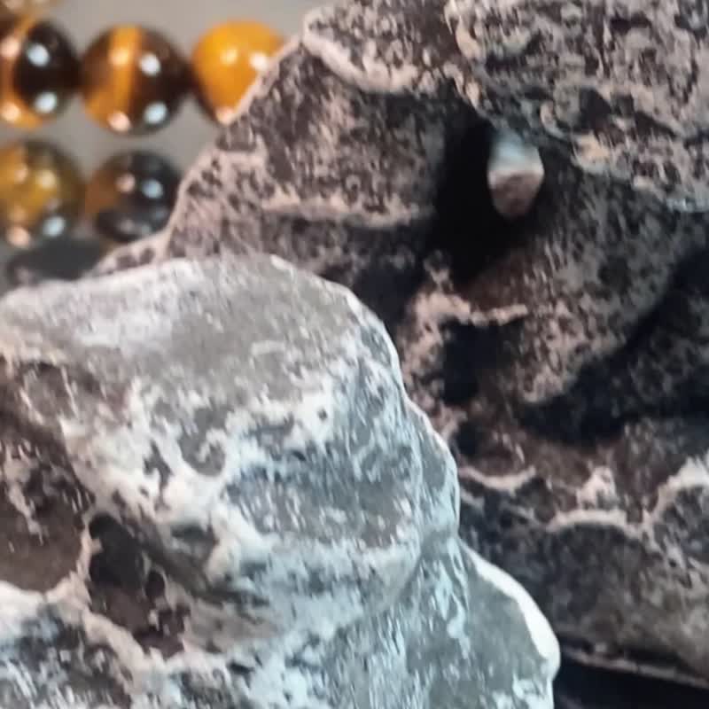 虎虎生风 | 虎眼石 金曜石 | 自信与勇气的象征 | 男士水晶手链 - 手链/手环 - 水晶 黄色