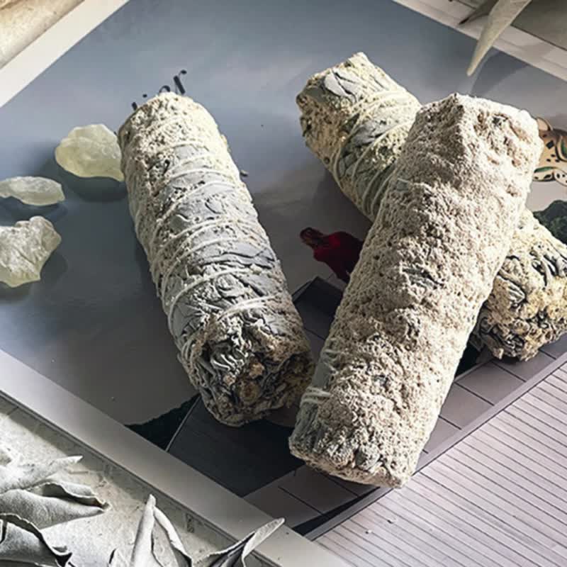 白色鼠尾草柯巴 小捆 - 香薰/精油/线香 - 其他材质 红色