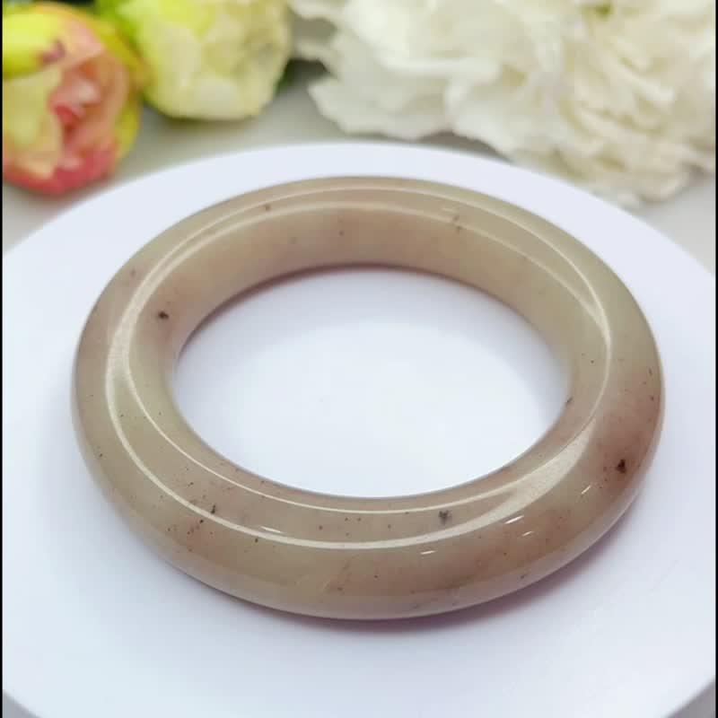 NO.94莓果蜜桃佘太翠玉手环 内径 58MM 圈口 手镯 圆镯 - 手链/手环 - 玉石 多色