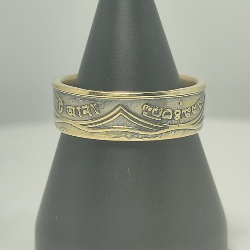 India Coin Ring 8 Ann 1919-1920 (Replica) coin rings for woman coin rings gift - 戒指 - 其他金属 