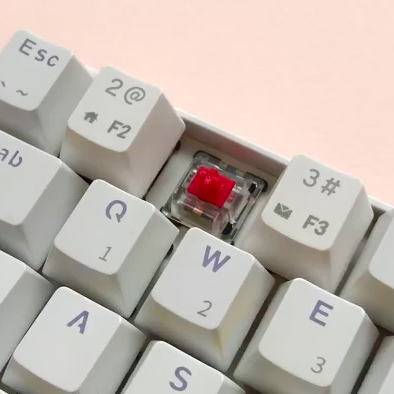 [Honey Sugar Toast] Key Caps (Mechanical Keyboard, Cherry MX Axis) - 电脑配件 - 粘土 咖啡色