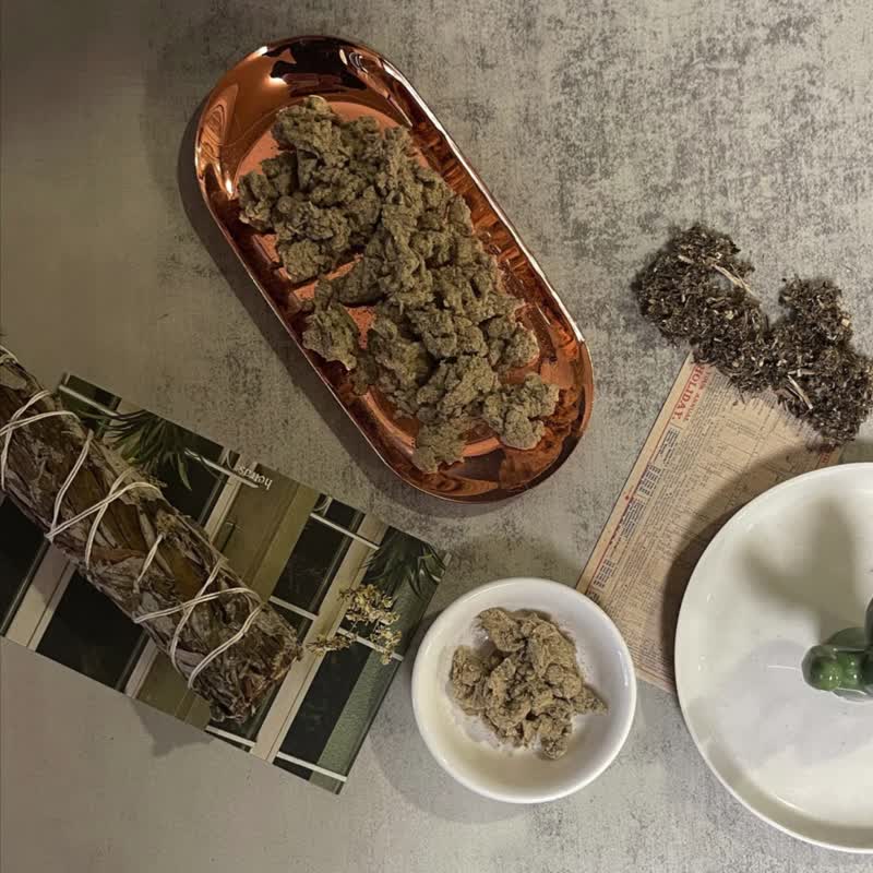 黑色鼠尾草绒粉 限量美国原装进口干燥黑色鼠尾草绒粉 50g 梦幻鼠 - 香薰/精油/线香 - 其他材质 多色