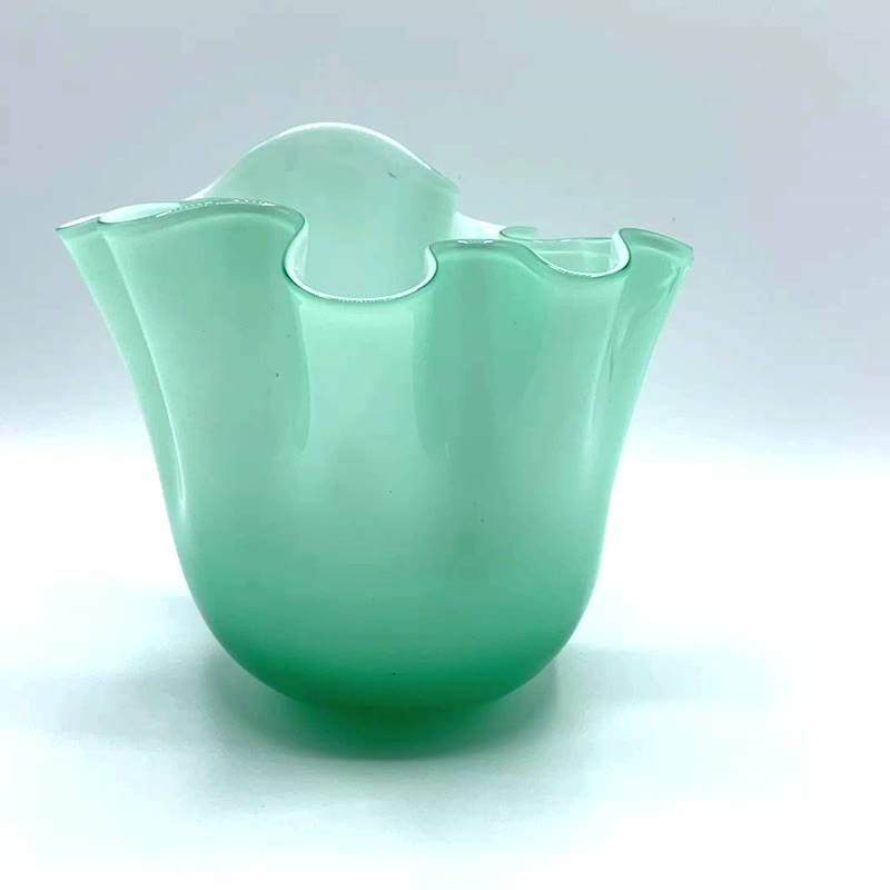 Murano – 飞手帕花瓶 - 摆饰 - 玻璃 绿色