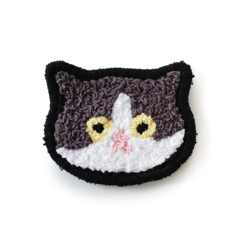 猫猫狗狗头像双面杯垫 - 其他 - 其他材质 