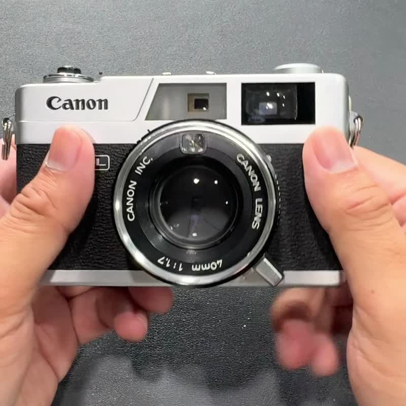 135底片 Canon QL17 Canonet 底片相机 银黑配色 菲林 八成九新 - 相机 - 其他金属 银色