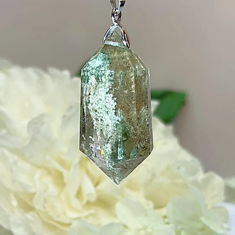 No.22 稀有紫幽灵水晶 项链 彩幽灵 vogel 沃格尔 吊坠 绿幽灵 - 项链 - 水晶 多色