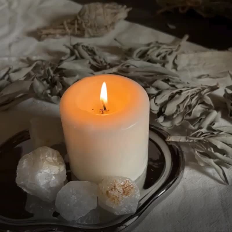 北美净化圣品 白鼠尾草捆白 色鼠尾草棒white sage 真空包装 - 香薰/精油/线香 - 植物．花 白色