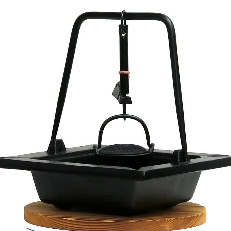 南部铁器 香炉 烟灰缸 日本制 - 摆饰 - 其他金属 黑色