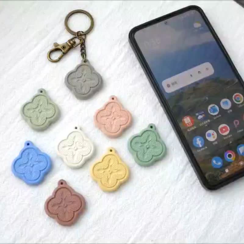 造型悠游卡-海棠花钥匙圈、悠游卡 - 造型悠游卡/交通卡 - 水泥 多色