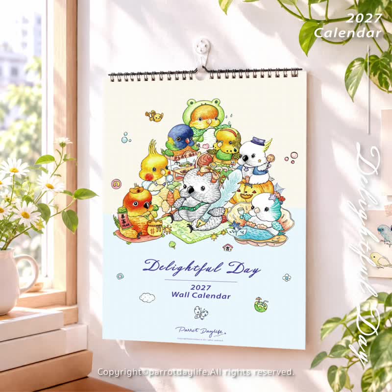 新品上市 / 2027 鹦味日志挂历商品 - 年历/台历 - 纸 