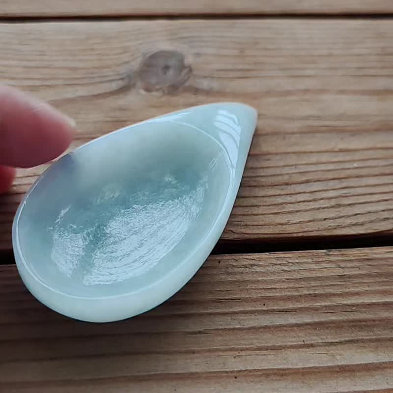 【亲翠】天然翡翠 冰飘花趣味咖啡杓 | 茶叶杓 - 咖啡壶/周边 - 玉石 多色